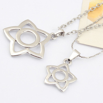 [Free Shipping] Korean fashion bath together in love couple necklace
