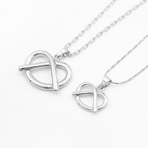 [Free Shipping] couple necklace - the intersection of love