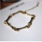 [Free Shipping] Metal texture dog bone bracelet jewelry bracelets cute chic puppy bones bracelet