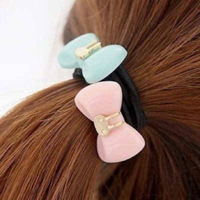 Hair Circle The New Wild Candy-colored Multicolor Optional Bow Hair Rope