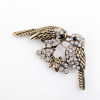 [Free Shipping] jewelry Korean Fashion flash diamond brooch - playful magpie