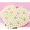 4 Color Optional Point Diamond Pearl Heart-shaped Peach Heart Hairpin