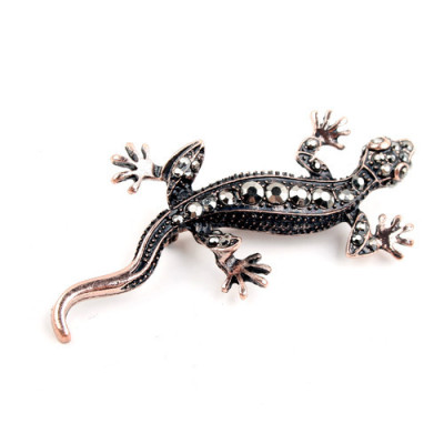 [Free Shipping]jewelry] Korean star brooch - gecko