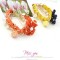 [Free Shipping]Insurance color pearl tassels chain flowers woven rope AB CR-179 drill balls hanging crystal bracelet multicolor