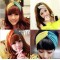 Ultra-wide Candy Two-color Hair Bands