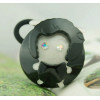 CR-473 Pleasant Goat and Big Big Wolf black and white diamond Pleasant Goat hair rope for children