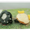 CR-473 Pleasant Goat and Big Big Wolf black and white diamond Pleasant Goat hair rope for children