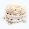 [Free Shipping] Fashion Lace Multilayer Pearl Hand Ring Two-color