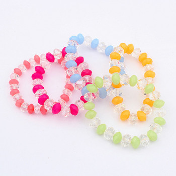 [Free Shipping] Beautiful crystal the golden wild bracelets (color random)