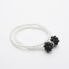 [Free Shipping] Bracelet - beaded bow bracelet two-color