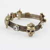 [Free Shipping] Skull  fashion diamond bracelet
