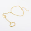 [Free Shipping] Fashion simple gold bracelet