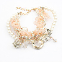 [Free Shipping]Sweet lace crown bracelet four-color