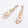 [Free Shipping]  Ladies temperament fashion pearl long section of the boutique earrings