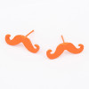 [Free Shipping] Korean color Buys mustache wild earrings