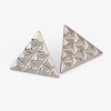 [Free Shipping]  Exaggerated retro Hot triangular cone-shaped earrings