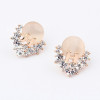 [Free Shipping] Korean fashion exquisite diamond temperament stud earrings