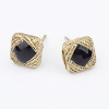 [Free Shipping]  Retro small and temperament small square earrings