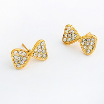 [Free Shipping]Korean version of the star bow earring