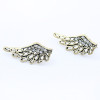 [Free Shipping]Korean fashion hollow angel wings ear studs