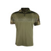 Olive green military style T-shirt