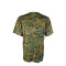 Digital woodland round neck military T-shirt