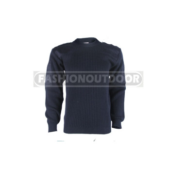 Dark blue Round-neck Sweater