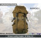 Khaki Military/Tactical Backpack With Cover