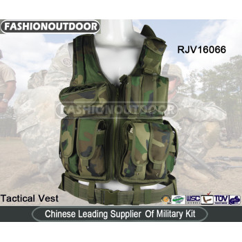 600D Woodland Police Tactical Vest