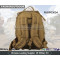 Khaki Nylon Military/Tactical Backpack