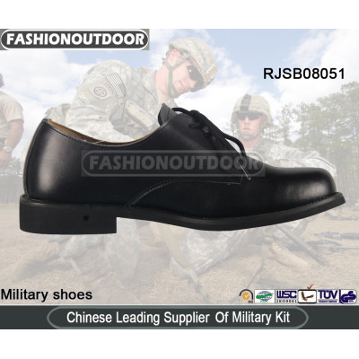 Military Officer's  Black Leather Shoes