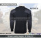 Wool/Acrylic Navy Military Sweater mens zipper commando pullover