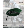 Green Fabric Binding Woollen Beret Men's Military/Officer woollen Beret