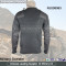 100% Acrylic Black Military Pullover Sweater