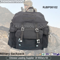 Black military Canvas Backpack