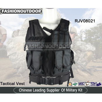 600D Black Swat Multi Pocket Military Tactical Vest For US Army