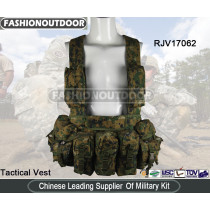 Digital Woodland Camo Military Tactical Vest