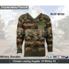 Men's Woodland Camo Sweater Army Commando Pullover