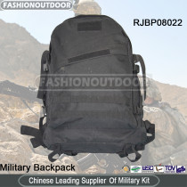 Black 3D Military/Tactical Backpack Assault Pack