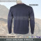 100%Acrylic Navy Military Sweater Mens Cardigan