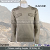 AKMAX 100% wool pockets commando sweater army pullover made by FashionOutdoor