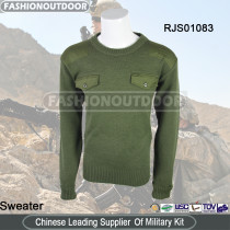 AKMAX Olivewool mens pullover military commando sweater made by FashionOutdoor
