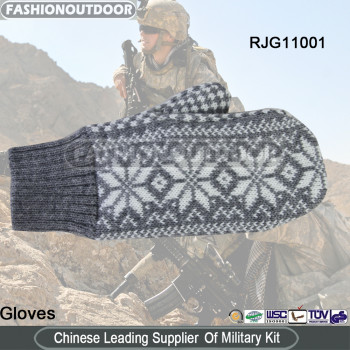 Fashion 100%wool gloves