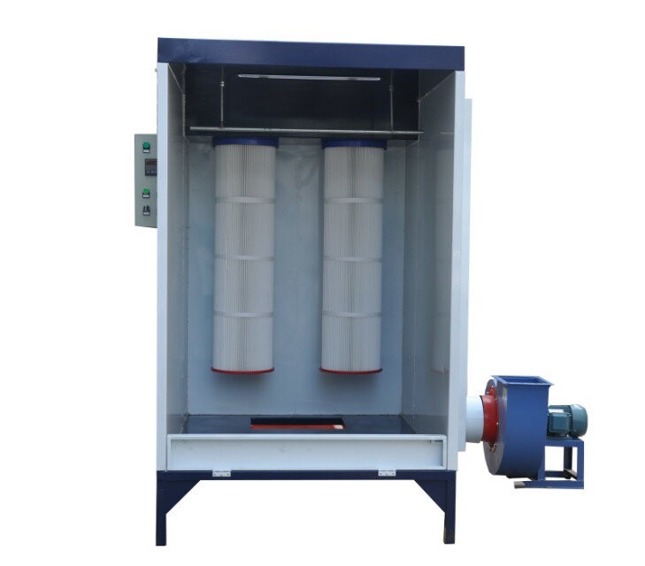 small powder spray booth