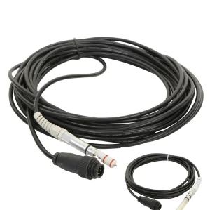 Powder coating spray gun cable