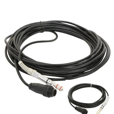 Powder coating spray gun cable