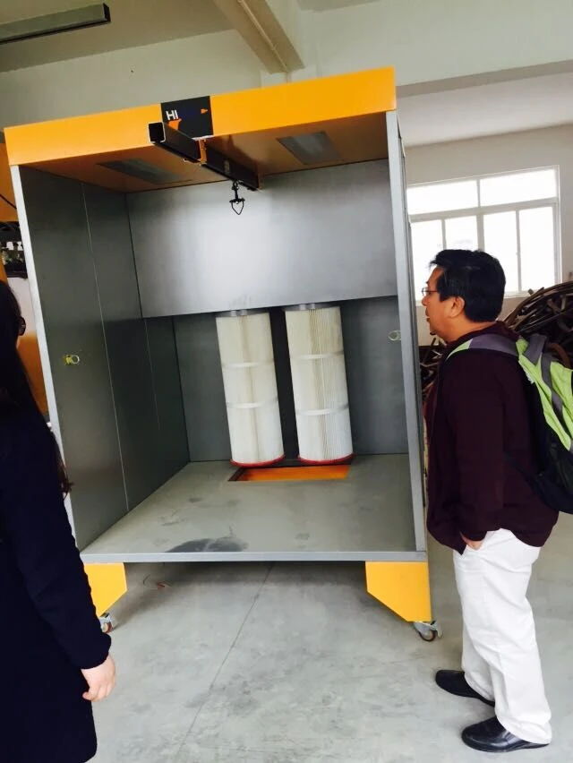 powder spray booth