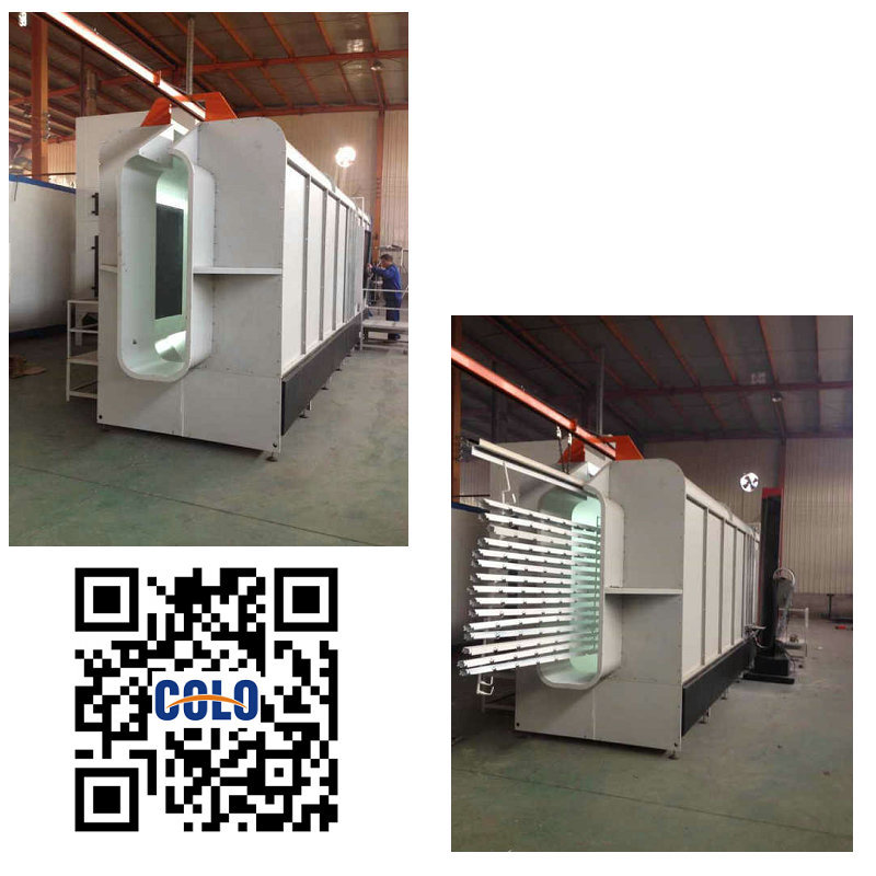 fully automatic powder spray booths