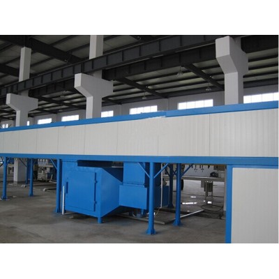 Industrial tunnel powder coating oven