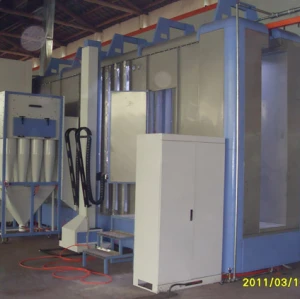 Powder coating cyclone reclaim